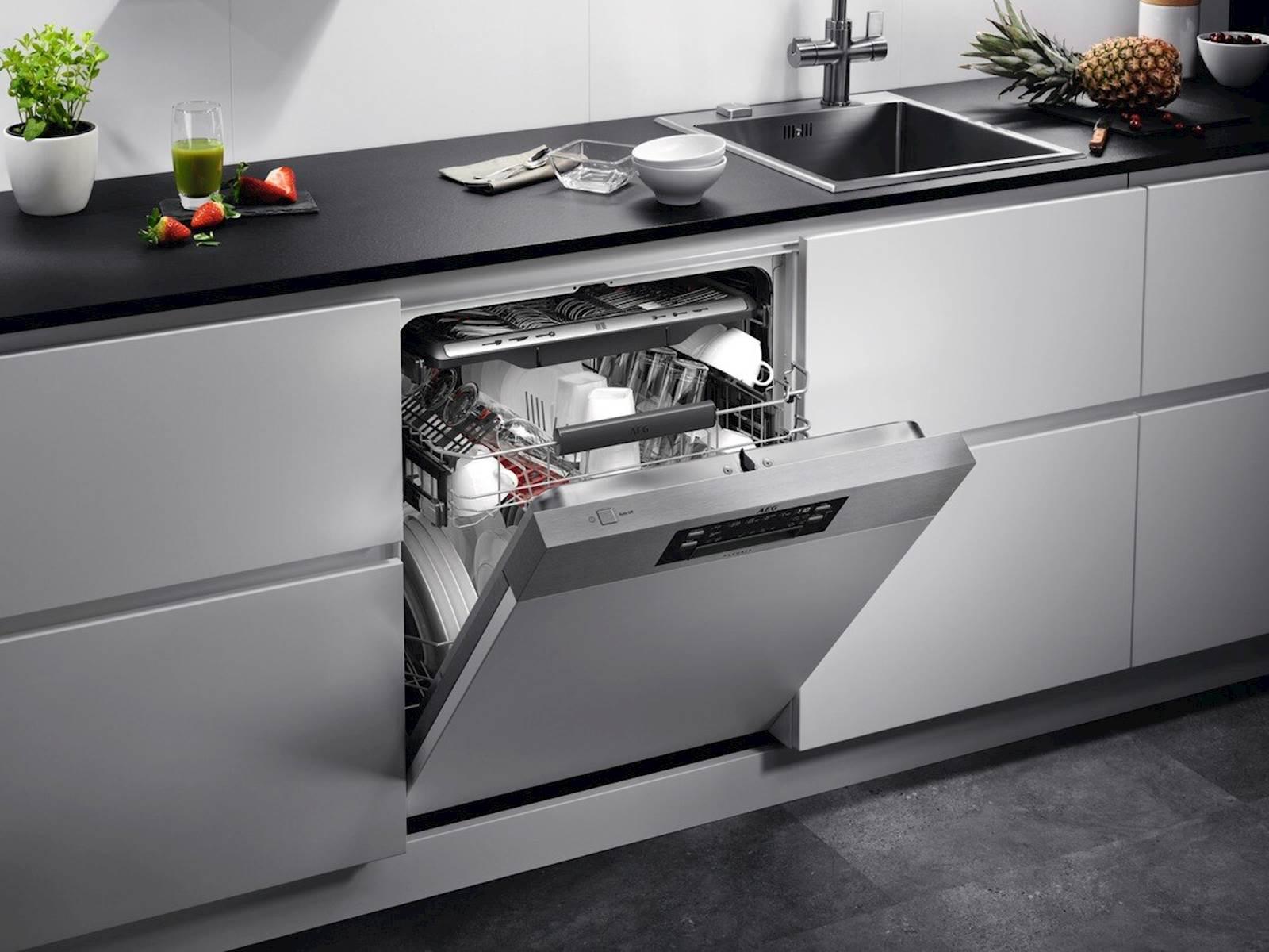 Delno vgradni pomivalni stroj AEG FEE84706PM, 60 cm, inverter motor - slika 2