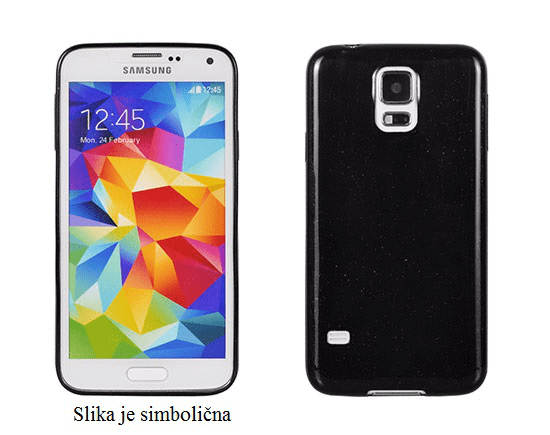 Candy tanek silikonski ovitek (0,3) za Samsung Galaxy A3 2017 A320 - črn