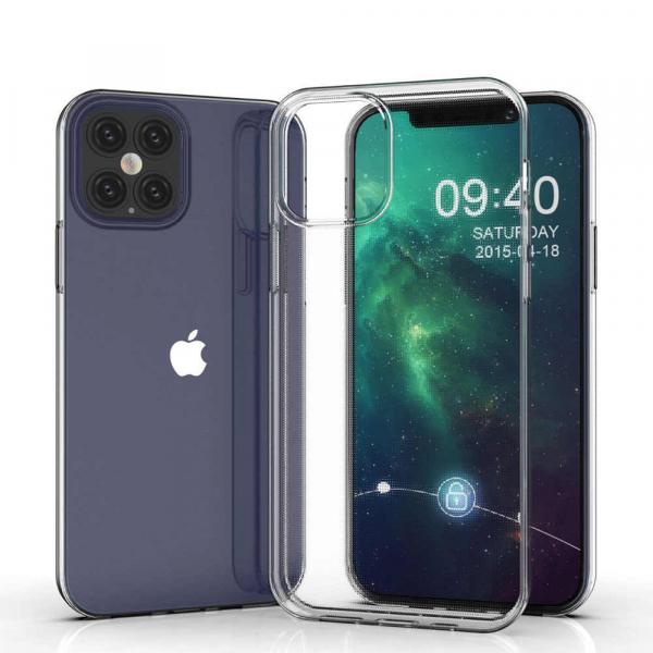 Clear Case 1,8 mm silikonski ovitek za iPhone 12 Pro Max - prozoren