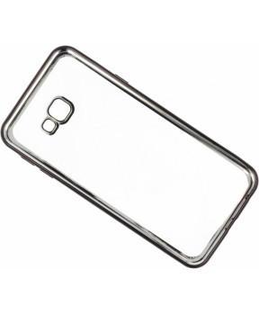 Silikonski ovitek z okvirjem za Samsung Galaxy J4 Plus (2018) J415 - črn - slika 4