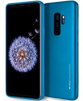 Goospery i-Jelly Metal tanek silikonski ovitek za Samsung Galaxy S9 Plus G965 - moder - slika 2
