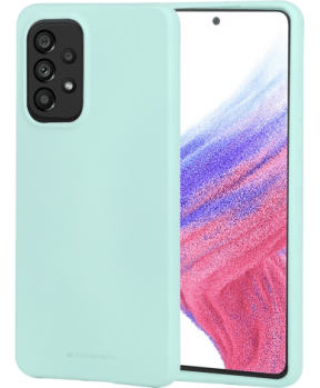 Goospery Soft Feeling silikonski ovitek za Samsung Galaxy A53 - mint - slika 2
