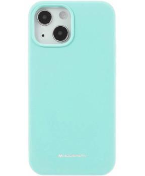 Goospery Soft Feeling silikonski ovitek za iPhone 13 6.1 - mint - slika 3