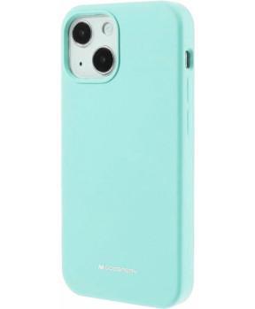 Goospery Soft Feeling silikonski ovitek za iPhone 13 6.1 - mint - slika 4