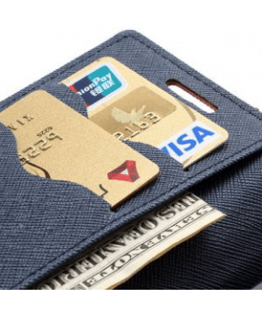 Havana preklopna torbica Fancy Diary iPhone 13 6.1 - rdeče moder - slika 4