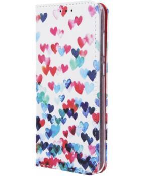 Havana preklopna torbica Samsung Galaxy J6 Plus 2018 J610 - s srčki (Hearts) - slika 2