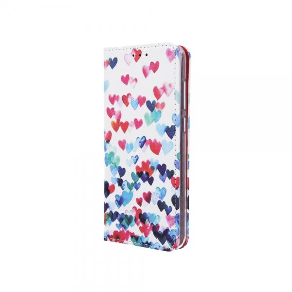 Havana preklopna torbica Samsung Galaxy J6 Plus 2018 J610 - s srčki (Hearts)