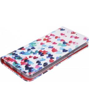 Havana preklopna torbica Samsung Galaxy J6 Plus 2018 J610 - s srčki (Hearts) - slika 3