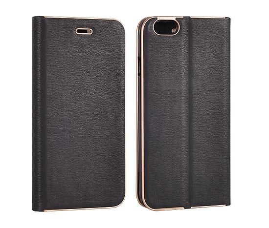 Havana Premium preklopna torbica Xiaomi Redmi Note 10 Lite - črna z zlatim robom