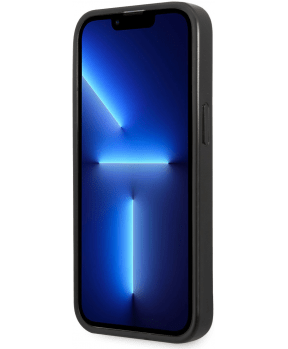 Originalen KARL LAGERFELD ovitek iPhone 13 Pro Max - Monogram Plaque - črno pink zaščita - KLHCP13XMNMP1P - slika 5