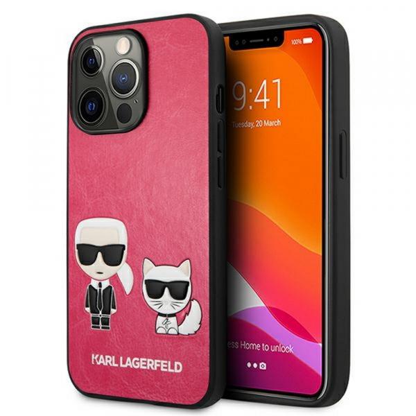 KARL LAGERFELD KLHCP13XPCUSKCP za iPhone 13 Pro Max - roza Full Body Icon