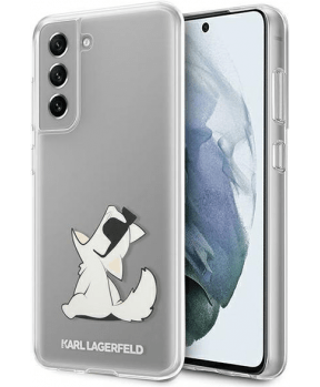 Originalen KARL LAGERFELD ovitek Samsung Galaxy S22 Plus 5G - Choupette Fun - prozorna zaščita - KLHCS22MCFNRC - slika 2