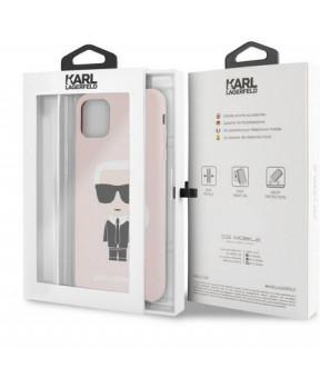 Originalen KARL LAGERFELD ovitek Samsung Galaxy S20 Plus G985 - Full Body Iconic - roza silikonska zaščita - KLHCS67SLFKPI - slika 5