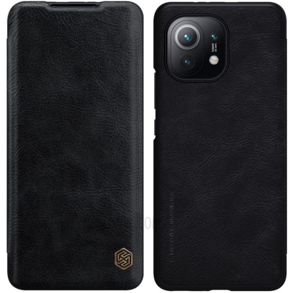 Nillkin preklopna torbica QIN za Xiaomi Mi 11 Lite - črna