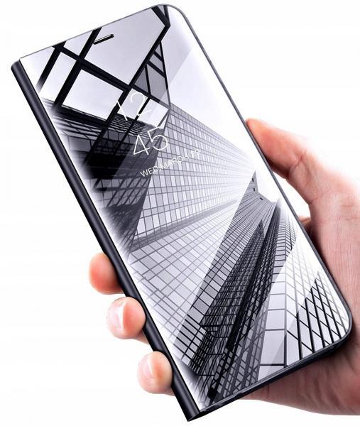 Onasi Clear View za Samsung Galaxy A20s A207 - črna