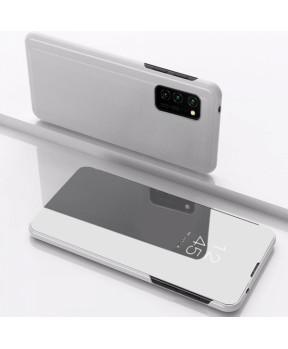 Onasi Clear View za Samsung Galaxy A02s A025 - srebrna - slika 4