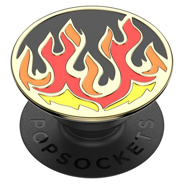POPSOCKETS držalo / stojalo PopGrip Flame on Black Enamel