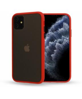 Silikonski ovitek s trdim zadnjim delom za Xiaomi Redmi 10T in 10T Pro - rdeč - slika 2