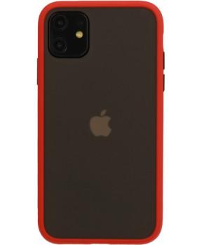 Silikonski ovitek s trdim zadnjim delom za Xiaomi Redmi 10T in 10T Pro - rdeč - slika 3