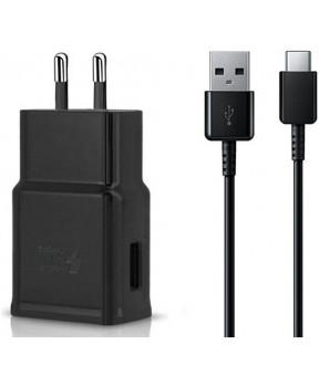 SAMSUNG HIŠNI POLNILEC EP-TA200BBE 15W z USB Type C EP-DG970BBE - črn - slika 2