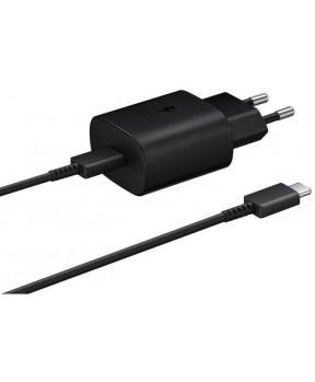 Samsung original hišni polnilec Type C (SUPER FAST CHARGING) adapter EP-TA800XBE 25W + kabel EP-DA705BBE TYPE C - črn - original - slika 3