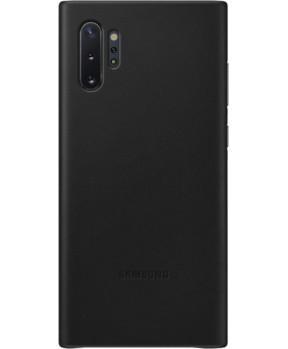 SAMSUNG original usnjen ovitek EF-VN970LBE za SAMSUNG Galaxy Note 10 N970 - zaščita zadnjega dela - črna - slika 2