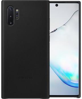 SAMSUNG original usnjen ovitek EF-VN970LBE za SAMSUNG Galaxy Note 10 N970 - zaščita zadnjega dela - črna - slika 3