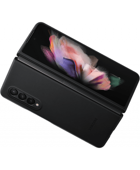 SAMSUNG original usnjen ovitek EF-VF926LBE za SAMSUNG Galaxy Z Fold 3 F926 - zaščita zadnjega dela - črn - slika 4