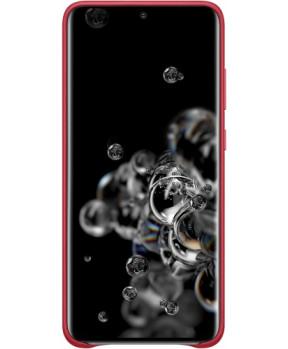 SAMSUNG original usnjen ovitek EF-VG988LRE za SAMSUNG Galaxy S20 Ultra - zaščita zadnjega dela - rdeč - slika 5