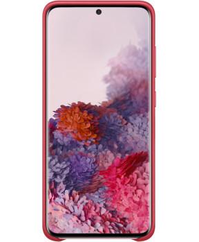 SAMSUNG original usnjen ovitek EF-VG980LRE za SAMSUNG Galaxy S20 G980 - zaščita zadnjega dela - rdeča - slika 5