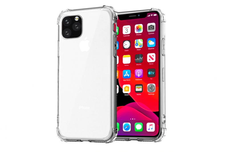 Silikonski ovitek ANTISHOCK za iPhone 12 / 12 Pro - prozoren
