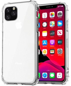 Silikonski ovitek ANTISHOCK za iPhone 12 / 12 Pro - prozoren - slika 2
