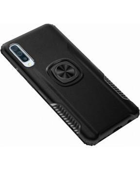 Silikonski ovitek Armor Ring za Samsung Galaxy S20 Plus G985 - črn - slika 2