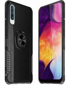 Silikonski ovitek Armor Ring za Samsung Galaxy S20 Plus G985 - črn - slika 3
