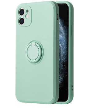 Silikonski ovitek Liquid Ring za Xiaomi Redmi Note 11 5G - mint - slika 2
