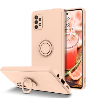 Silikonski ovitek Liquid Ring za Samsung Galaxy A04s / Samsung Galaxy A13 5G A136 - roza - slika 2