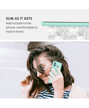 Silikonski ovitek Liquid Ring za Samsung Galaxy A33 5G A336 - mint - slika 4