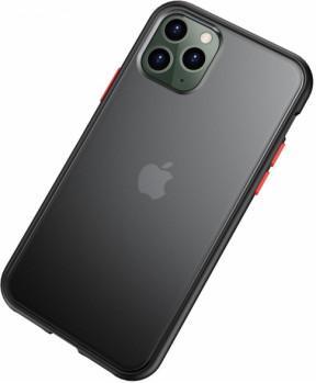 Silikonski ovitek s trdim zadnjim delom za Samsung Galaxy A21s A217 - črn - slika 4