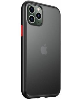 Silikonski ovitek s trdim zadnjim delom za Samsung Galaxy A21s A217 - črn - slika 5