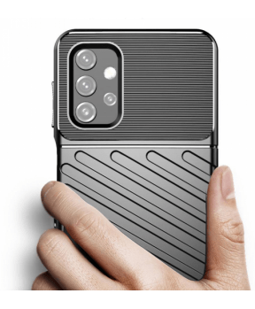 Silikonski ovitek Thunder Armor za Samsung Galaxy A33 5G A336 - črn - slika 4