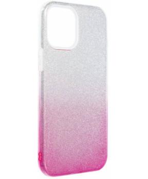 Silikonski ovitek z bleščicami Bling 2v1 za Xiaomi Redmi Note 10 / Note 10s - srebrno roza - slika 2