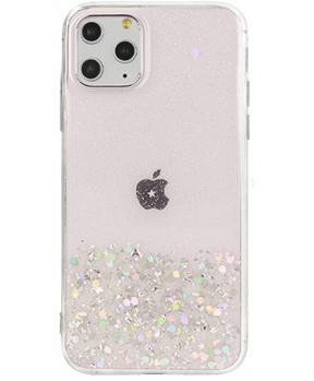 Silikonski ovitek z bleščicami SPARKLE za Samsung Galaxy A72 A726 5G - prozorno roza - slika 2