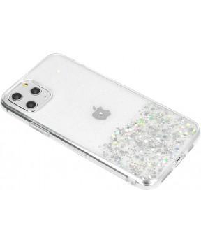 Silikonski ovitek z bleščicami SPARKLE za Samsung Galaxy S21 FE G990 - prozoren - slika 4