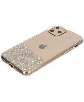 Silikonski ovitek z bleščicami SPARKLE za Samsung Galaxy S21 FE G990 - prozoren - slika 5