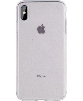 Silikonski ovitek z bleščicami za Samsung Galaxy A22 A226 5G - prozoren s srebrnimi bleščicami - slika 3