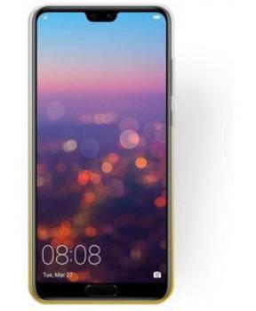 Silikonski ovitek z bleščicami Bling 2v1 za Huawei P20 - srebrno zlat - slika 4
