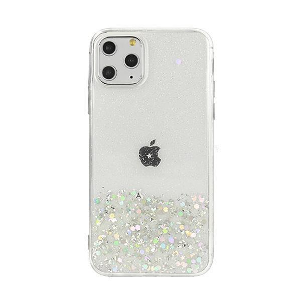 Silikonski ovitek z bleščicami SPARKLE za Samsung Galaxy S21 Plus G996 - prozoren