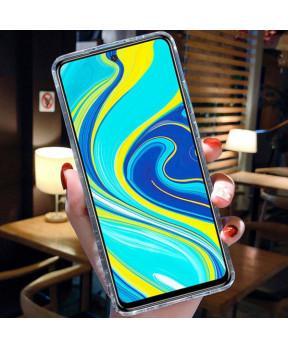 Silikonski ovitek z bleščicami SPARKLE za iPhone 12 Mini - črn - slika 5