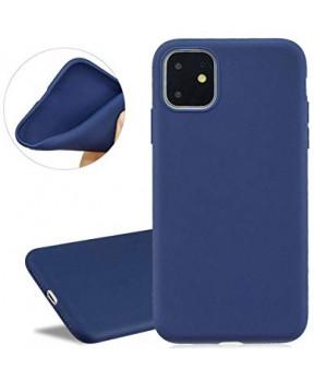 Silikonski ovitek za iPhone SE 2020, iPhone 7,iPhone 8 - mat moder - slika 2