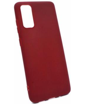 Silikonski ovitek za Samsung Galaxy A32 A326 5G - mat bordo rdeč - slika 2